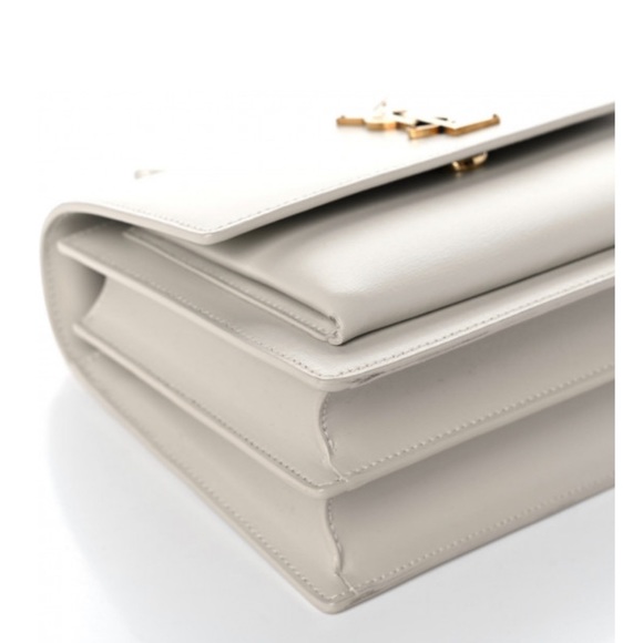 SAINT LAURENT Medium Monogram Sunset Crema Soft - Picture 7 of 9